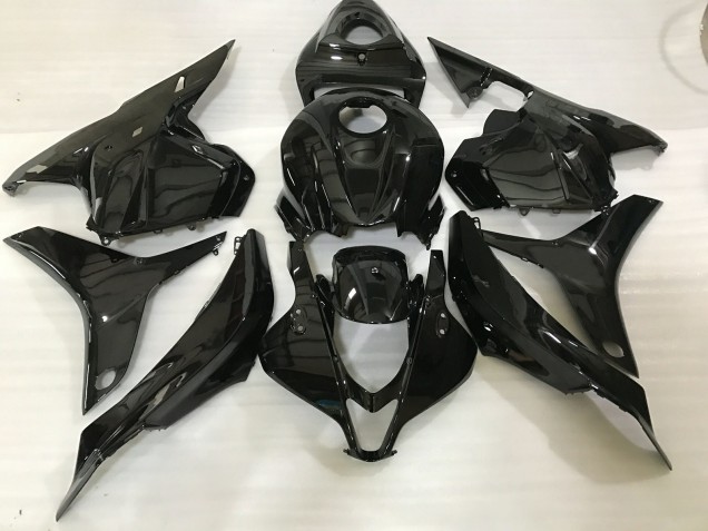 2009-2012 Negro Brillante CBR600RR Carenado