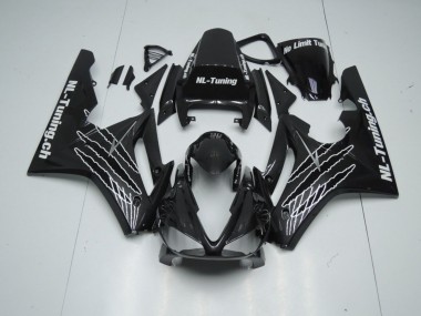 2009-2012 Negro Brillante (Personalizado) Daytona 675 Carenado