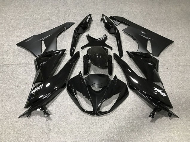 2009-2012 Negro Brillante ZX6R Carenado