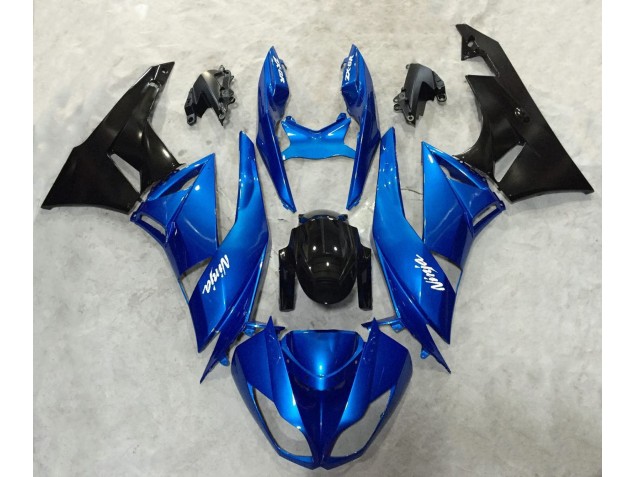 2009-2012 Ninja Azul & Negro ZX6R Carenado