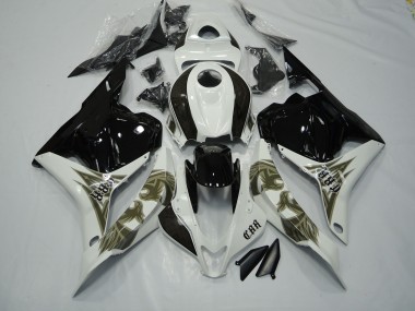 2009-2012 Oro Negro & Blanco CBR600RR Carenado