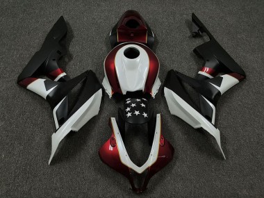 2009-2012 Racing Rojo & Negro CBR600RR Carenado
