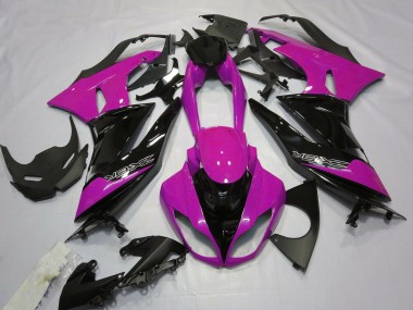2009-2012 Rosa Brillante & Negro ZX6R Carenado