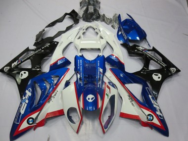 2009-2014 Alienígena Azul & Blanco S1000RR Carenado