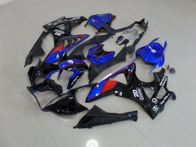 2009-2014 Alienígena Azul & Blanco S1000RR Carenado