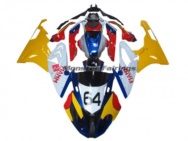 2009-2014 Alienígena Azul & Blanco S1000RR Carenado