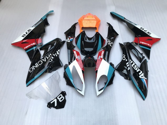 2009-2014 Alienígena Azul & Blanco S1000RR Carenado