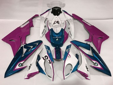 2009-2014 Alienígena Azul & Blanco S1000RR Carenado