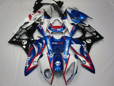 2009-2014 Alienígena Azul & Blanco S1000RR Carenado