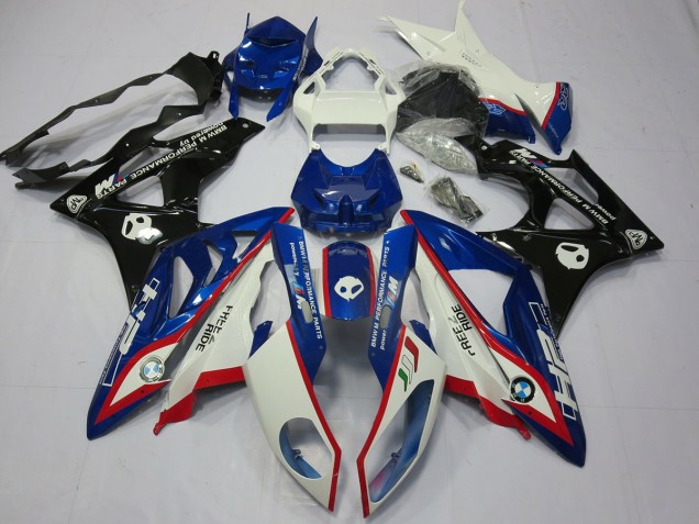 2009-2014 Alienígena Azul & Blanco S1000RR Carenado