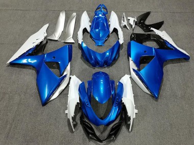 2009-2016 Azul Blanco & Plata GSXR 1000 Carenado
