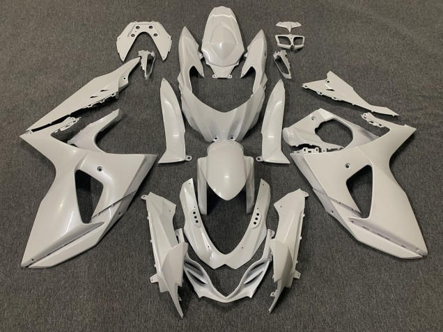 2009-2016 Blanco Liso Brillante GSXR 1000 Carenado