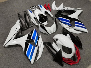 2009-2016 Estilo Blanco Azul & Rojo GSXR 1000 Carenado