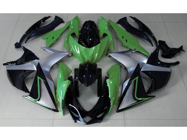 2009-2016 Verde Plata & Negro GSXR 1000 Carenado