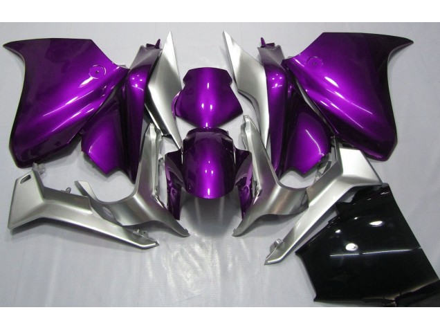 2010-2013 Púrpura Oscuro & Plata VFR1200 Carenado