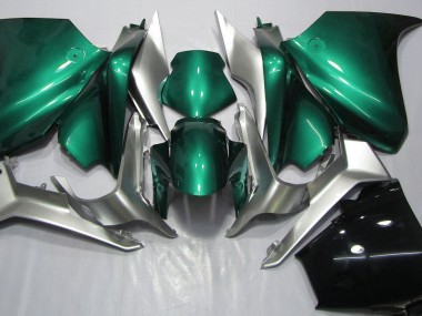 2010-2013 Verde Espuma De Mar & Plata VFR1200 Carenado
