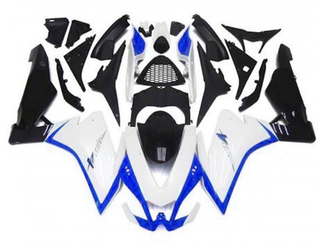 2010-2015 Blanco Brillante & Azul RSV4 1000 Carenado