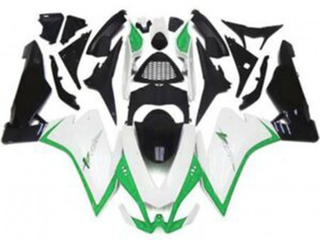 2010-2015 Blanco Brillante & Verde RSV4 1000 Carenado
