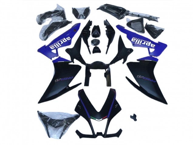 2010-2015 Negro Mate & Azul RSV4 1000 Carenado