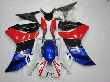 2011-2012 Raya Dorada Tricolor CBR600F Carenado