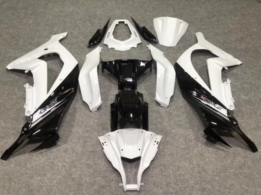 2011-2015 Blanco Brillo / Negro ZX10R Carenado
