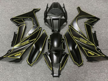 2011-2015 Forro Negro Mate & Amarillo ZX10R Carenado