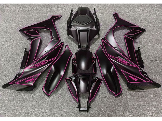 2011-2015 Forro Negro Mate & Rosa ZX10R Carenado
