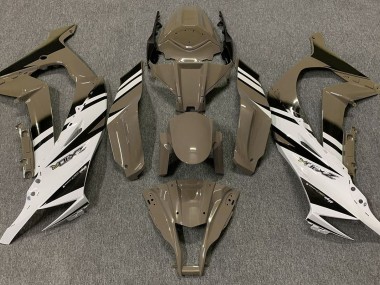 2011-2015 Marrón Brillante & Blanco ZX10R Carenado