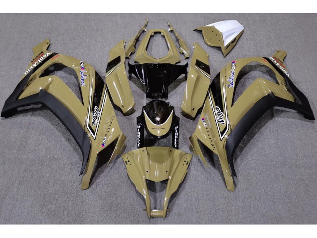 2011-2015 OEM Estilo Bronceado Desierto ZX10R Carenado