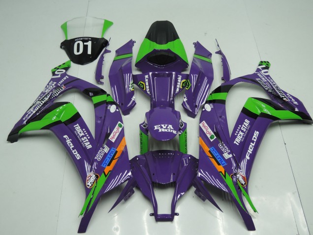 2011-2015 OEM Estilo Púrpura ZX10R Carenado