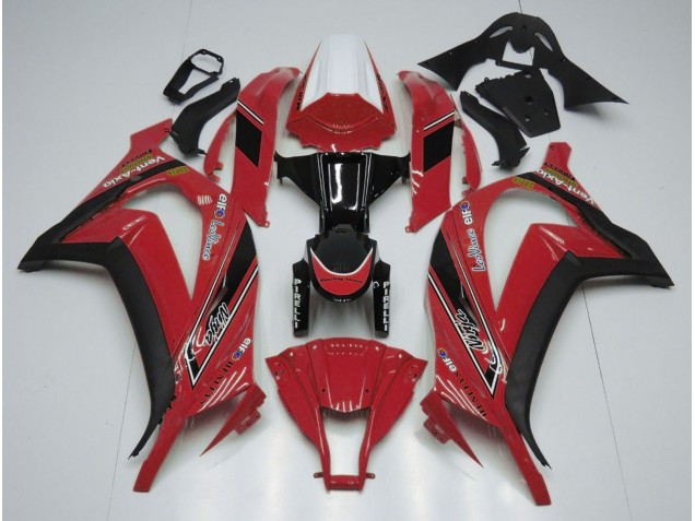 2011-2015 OEM Estilo Rojo ZX10R Carenado