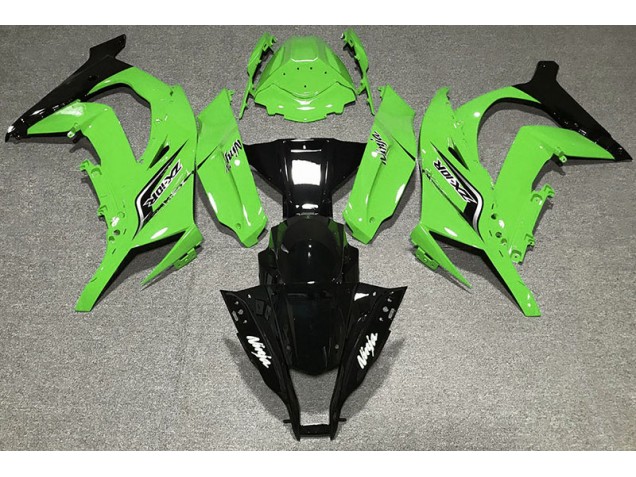 2011-2015 Verde Brillante & Logotipos ZX10R Carenado