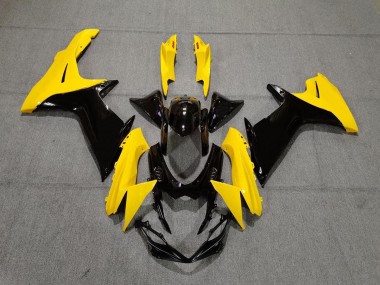 2011-2024 Amarillo Brillante & Negro GSXR 600-750 Carenado