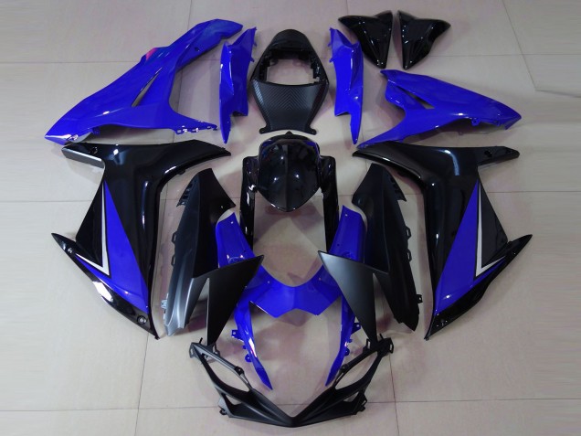 2011-2024 Azul Brillante & Negro GSXR 600-750 Carenado