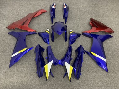 2011-2024 Azul Con Base Roja GSXR 600-750 Carenado