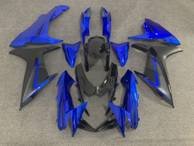 2011-2024 Azul Negro & Gris GSXR 600-750 Carenado