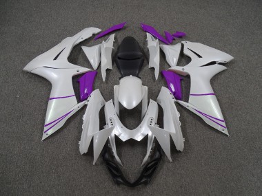 2011-2024 Blanco Perla & Morado GSXR 600-750 Carenado