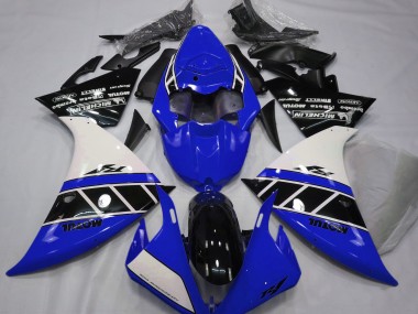 2012-2014 Azul Brillante Blanco & Negro R1 Carenado