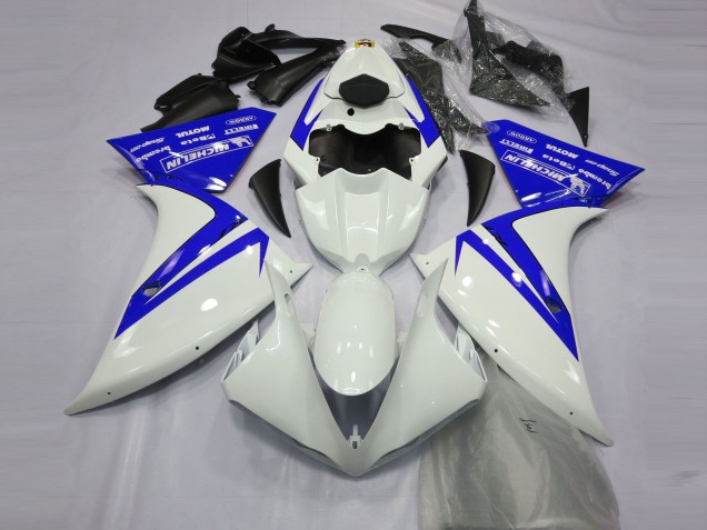2012-2014 Blanco Brillante & Azul R1 Carenado