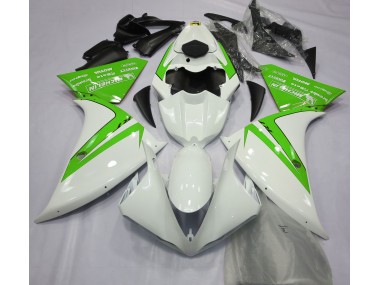 2012-2014 Blanco Brillante & Verde R1 Carenado