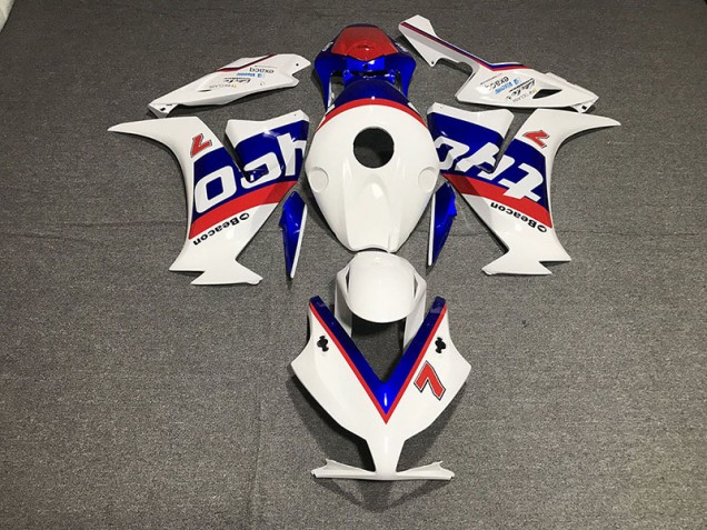2012-2016 Diseño De Carreras Blanco CBR1000RR Carenado