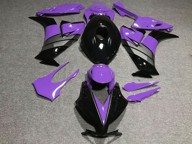 2012-2016 Púrpura Brillante Negro & Gris CBR1000RR Carenado