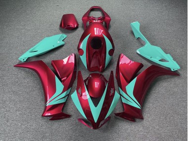 2012-2016 Rojo Brillante & Verde Azulado CBR1000RR Carenado
