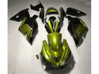 2012-2021 Amarillo Brillante & Negro ZX14R Carenado