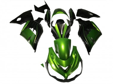 2012-2021 Verde Brillante & Negro ZX14R Carenado