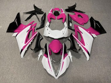 2013-2016 Blanco Brillante & Rosa Daytona 675 Carenado