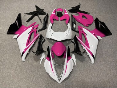2013-2016 Blanco Brillante & Rosa Daytona 675 Carenado