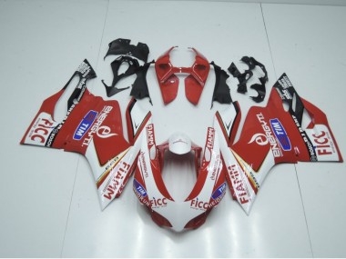 2013-2016 Estilo Rojo Carreras Daytona 675 Carenado