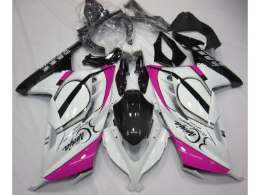 2013-2018 Blanco Brillante & Rosa Ninja 300 Carenado