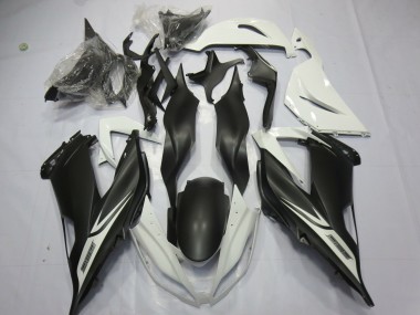 2013-2018 Blanco Negro Mate ZX6R Carenado